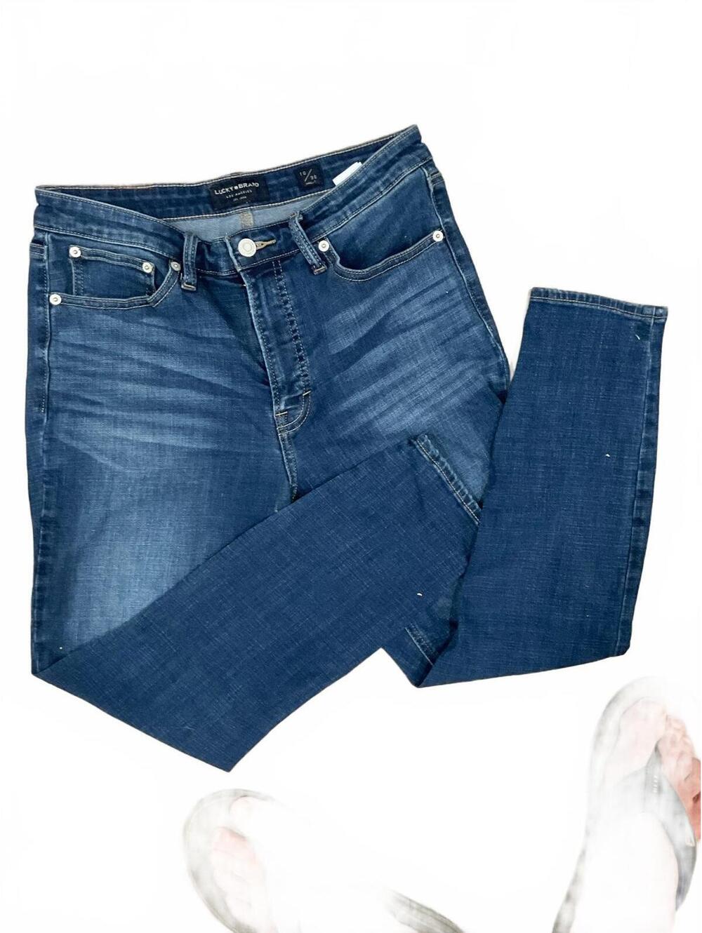 Lucky Brand Women's Blue Denim Jeans Size 10 / 30 - Picture 1 of 3